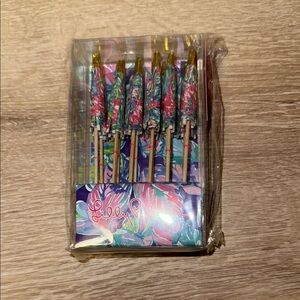 Lilly Pulitzer drink umbrellas set of 12 new in box!
